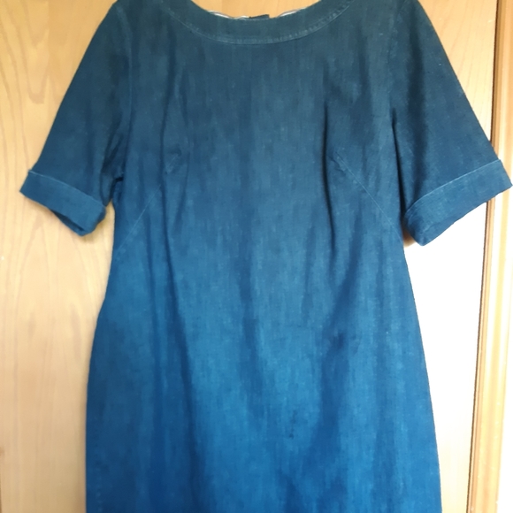 boden freya denim dress